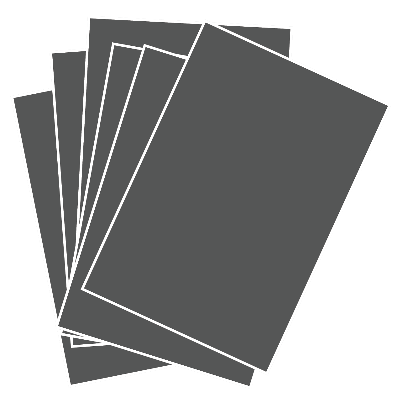 Fanned out cards Icon - New Cards